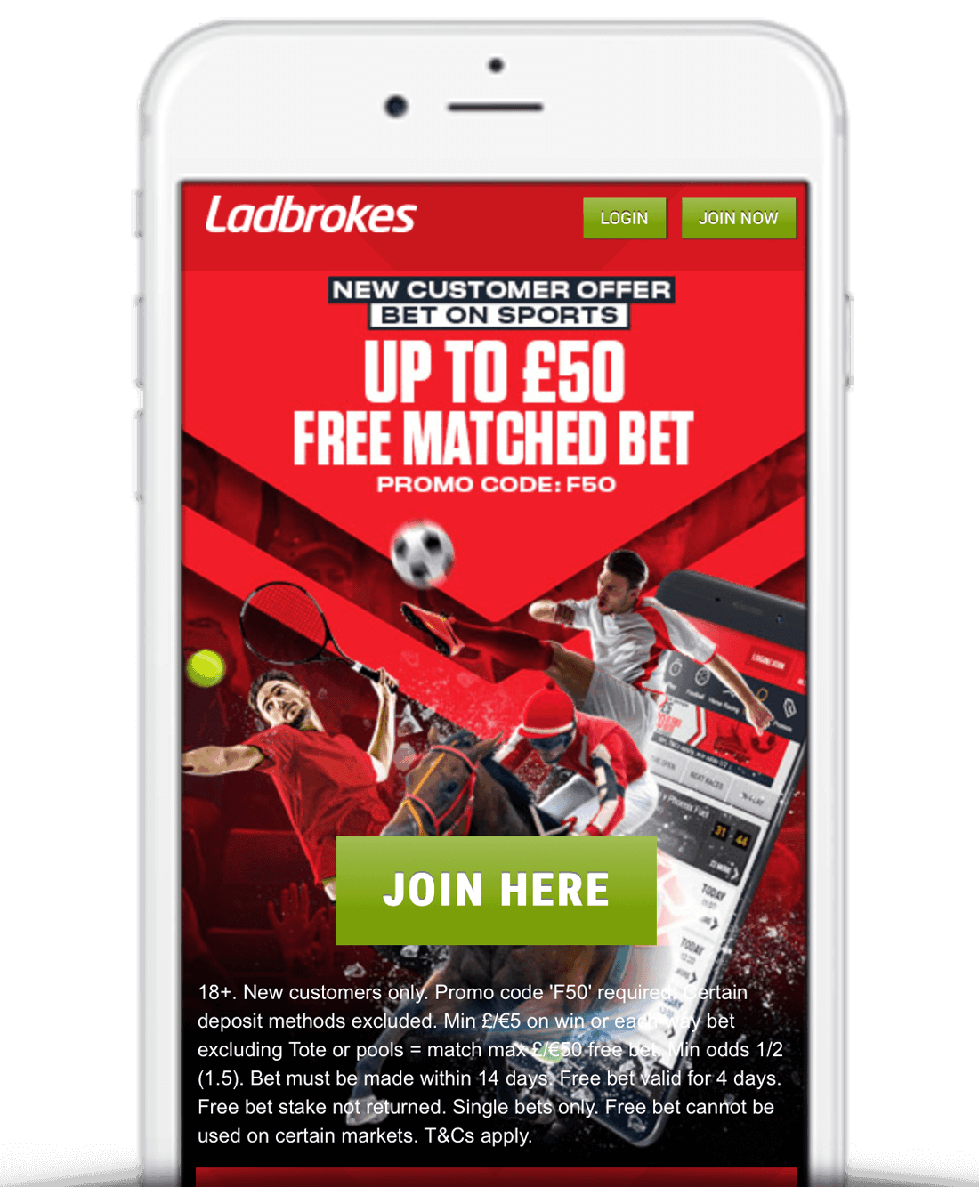 What Is The Ladbrokes £50 Offer?