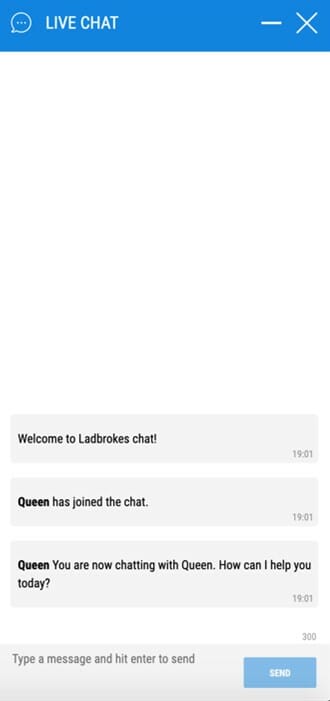 Ladbrokes Live Chat