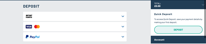 Deposit - BetUK