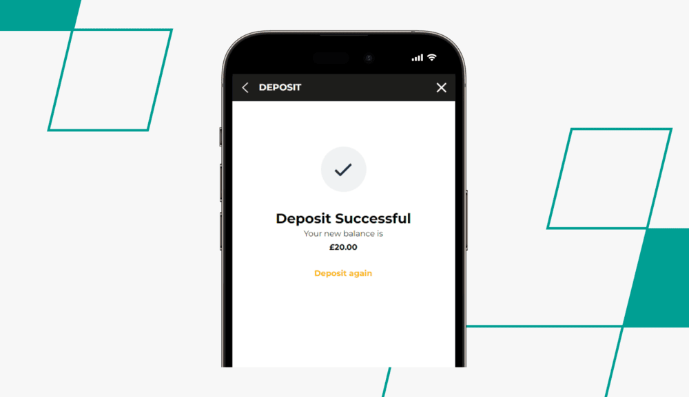 screenshot of dragonbet deposit process